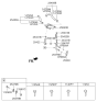 Diagram for Hyundai Automatic Transmission Oil Cooler - 25620-B1500