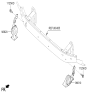 Diagram for 2014 Hyundai Genesis Horn - 96620-B1150