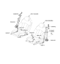 Diagram for Hyundai Genesis Seat Belt - 88810-B1510-WYB