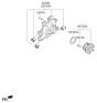 Diagram for 2014 Hyundai Genesis Wheel Hub - 52730-B1051