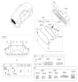 Diagram for 2016 Hyundai Genesis Emblem - 86313-B1200