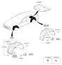 Diagram for Hyundai Mud Flaps - 86831-B1000