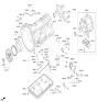 Diagram for 2022 Hyundai Genesis G90 Coolant Reservoir Hose - 25450-B1600