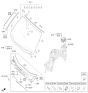 Diagram for Hyundai Windshield Washer Nozzle - 98630-3J000