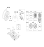 Diagram for 2024 Hyundai Genesis G70 Spare Wheel - 52910-B1800
