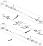 Diagram for 2019 Hyundai Genesis G90 Axle Shaft - 49600-B1400