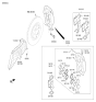 Diagram for Hyundai Brake Caliper - 58130-B1200