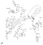 Diagram for 2024 Hyundai Genesis G70 Crankshaft Position Sensor - 39310-3C410