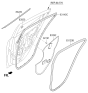 Diagram for Hyundai Weather Strip - 83140-2V000