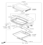 Diagram for 2017 Hyundai Veloster Sunroof - 81600-2V500-RY
