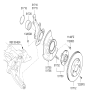 Diagram for 2012 Hyundai Veloster Steering Knuckle - 51716-2V000
