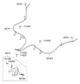 Diagram for Hyundai Veloster Parking Brake Cable - 59770-2V000