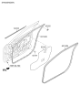 Diagram for Hyundai Weather Strip - 82140-2V000