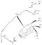 Diagram for Hyundai Antenna - 96210-2V851-MZH