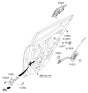 Diagram for Hyundai Veloster Door Check - 79490-2V000