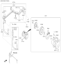 Diagram for Hyundai Veloster A/C Hose - 97763-2V700