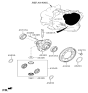 Diagram for Hyundai Veloster Differential - 43322-2A000