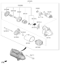 Diagram for 2021 Hyundai Veloster N Starter Motor - 36100-2G450