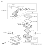 Diagram for Hyundai Veloster N Air Filter Box - 28100-K9200