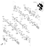 Diagram for 2025 Hyundai Elantra Transfer Case Bearing - 43226-2B000
