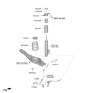 Diagram for 2024 Hyundai Sonata Coil Spring Insulator - 55370-C1100