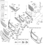 Diagram for Hyundai Ioniq 5 N Parking Assist Distance Sensor - 99310-L1820-EB