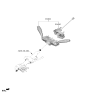 Diagram for Hyundai Santa Cruz Turn Signal Switch - 934A2-K5450