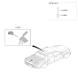 Diagram for 2025 Hyundai Santa Cruz Door Lock Cylinder - 81905-K5520