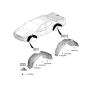 Diagram for 2024 Hyundai Santa Cruz Wheelhouse - 86821-K5000