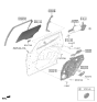 Diagram for 2024 Hyundai Tucson Window Motor - 83450-N9000