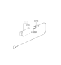 Diagram for Hyundai Sonata Fuel Door Release Cable - 95720-33000