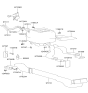 Diagram for Hyundai XG300 Blower Control Switches - 97260-39001