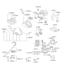 Diagram for Hyundai XG300 Dipstick - 26611-39600