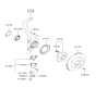 Diagram for 2011 Hyundai Sonata Wheel Hub - 51750-39603