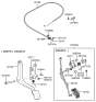 Diagram for 2001 Hyundai XG300 Throttle Cable - 32790-39200