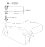 Diagram for Hyundai Sonata Vehicle Speed Sensors - 46517-39500