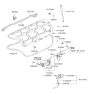 Diagram for 2002 Hyundai XG350 Tailgate Lock - 81230-39030