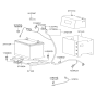 Diagram for Hyundai XG350 Battery Cable - 37200-39021