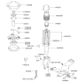 Diagram for Hyundai Sonata Bump Stop - 54628-38000
