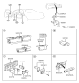 Diagram for Hyundai XG350 Power Window Switch - 93570-39800-OY
