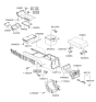 Diagram for Hyundai XG350 Cigarette Lighter - 95120-39100