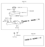 Diagram for Hyundai Sonata Brake Master Cylinder - 58510-38304