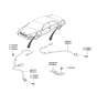 Diagram for Hyundai XG350 ABS Sensor - 95680-39501
