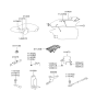 Diagram for 2000 Hyundai XG300 Relay Block - 91251-3B401