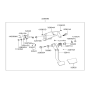 Diagram for Hyundai XG300 Brake Pedal - 32800-38375