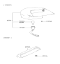 Diagram for 2000 Hyundai XG300 Light Socket - 92759-38000