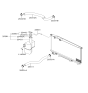 Diagram for 2005 Hyundai XG350 Radiator Hose - 25412-39500