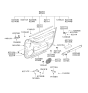 Diagram for Hyundai XG300 Door Moldings - 82334-39030-OY