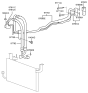 Diagram for 2004 Hyundai XG350 A/C Hose - 97762-39881
