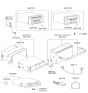 Diagram for Hyundai XG300 Instrument Panel Light Bulb - 18643-01004-C